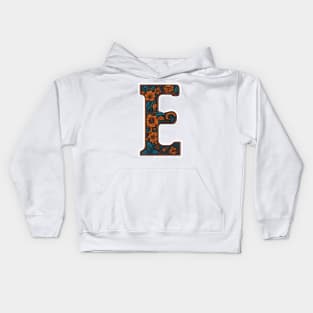 Letter E (V) Kids Hoodie